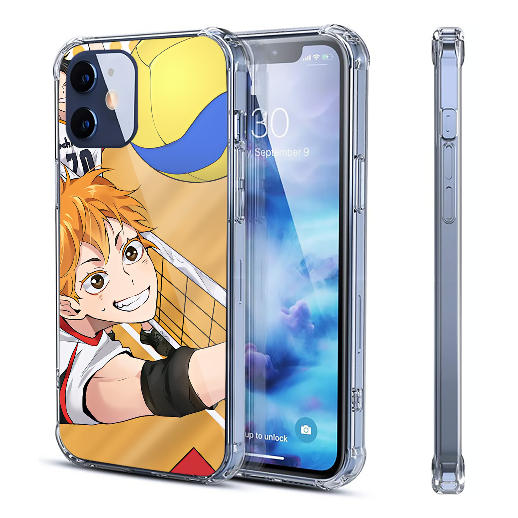（画像用） ハイキュー!! Haikyu!! 【iPhone 12シリーズ対応】透明スマホケース（クリアソフトケース）